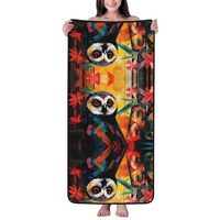 WZYCWB Owl Graffiti Printed Super Soft Bath Towel (27x55 inches), Absorbent and Quick-Drying Towel, 
