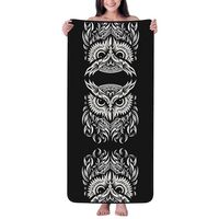WZYCWB Owl Abstract Drawing Printed Super Soft Bath Towel (27x55 inches), Absorbent and Quick-Drying