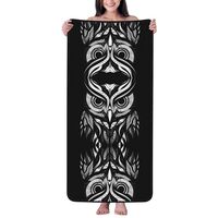 WZYCWB Owl Line Drawing Printed Super Soft Bath Towel (27x55 inches), Absorbent and Quick-Drying Tow