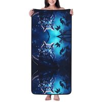 WZYCWB Owl in The Moonlight Printed Super Soft Bath Towel (27x55 inches), Absorbent and Quick-Drying