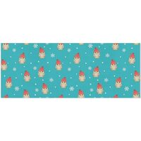 OTVEE 2 Rolls Birthday Wrapping Paper Roll - Winter Pattern with Cute Owls Design Gift Wrap Perfect 