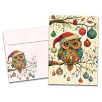 Tree-Free Greetings - Season's Greeting Card - Artful Designs - 1 Card + Matching Envelopes - M