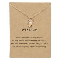 Self-Discovery Mala Inspirational Necklace for Women - Unique Gold Pendant, Spiritual Jewelry Gift (