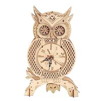 EDCWDTYYEC Three-Dimensional Puzzle Toys - Owl Desk Clock - Mechanical Model Brain Teaser Games Stun