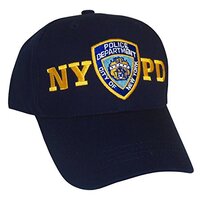 Artisan Owl NY Police Department-Inspired Baseball Cap, Blue