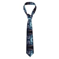 WHJWZY Fashion Men's Necktie - Printed Silk Tie for Business daily work party 57X3.1 inchs Late