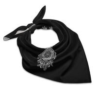 Women Square Silk Scarf, Lightweight Headscarf Stole Hair Scarves Wraps Gift Shawl Chiffon Scarves 2