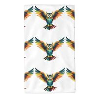 WHJDPP Colorful owl with Wings Spread Picture Towel Towels 27.5x16in Skin-Friendly Absorbent Fluffy 
