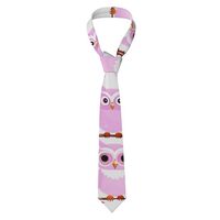 ZYMHCG Cute owl Tie, durable and easy to care for, soft and comfortable, not easy to deform or fade,