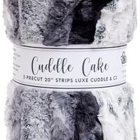 Minky Luxe Snowy Owl Alloy Cuddle Cake Quilt Kit Shannon Fabrics