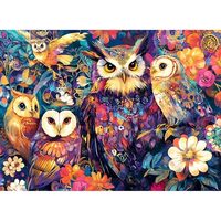 300 Pieces Owl Puzzle for Adults, Bird Puzzle 300 Pieces Recycled Cardboard Jigsaw Puzzles for Adult