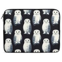 White Owl Laptop Sleeve 13/15 Inch Briefcase Cover Shockproof Protective Case Handbags Portable Lapt
