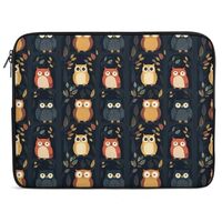 Owl Tree Forest Laptop Sleeve 13/15 Inch Briefcase Cover Shockproof Protective Case Handbags Portabl
