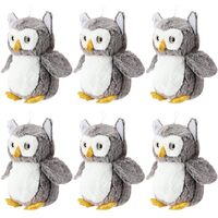 Jenaai 6 Pcs Owl Plush Stuffed Animals for Babies Soft Plush Toy Stuffed Owl Wizard Party Favors for