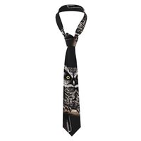 ZYMHCG Late Night Owl Tie, durable and easy to care for, soft and comfortable, not easy to deform or