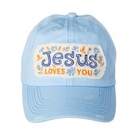 Artisan Owl Jesus Loves You Baseball Cap - Adjustable Religious Christian Embroidered Hat for Men &a
