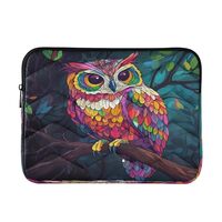 Owl Branch Teal 15-16 Inch Laptop Sleeve for Women Laptop Protector Computer Cover Bag for Laptop Tr