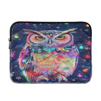 Owl Christmas Dark 15-16 Inch Laptop Sleeve for Women Computer Sleeve for Laptop Men