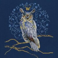 Wizardi Counted Cross Stitch Kit - King Eagle-owl M785 RTO