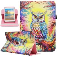 Universal 10 10.1 Inch Android Tablet Case, Dluggs PU Leather 360 Degree Rotating Multi-Angle Viewin
