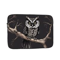 WHJDPP Late Night Owl Prints Shockproof Portable Laptop Sleeve Bag 10 inch for Men and Women Busines