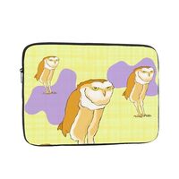 YYHWHJDE Standing Owl Pattern Shockproof Portable Laptop 15 inch Sleeve Bag for Men and Women - Idea
