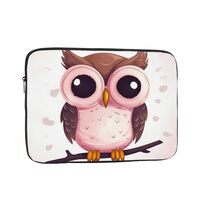 Laptop Case Sleeve Cute Owl Laptop Bag Computer Carrying Case 17 Inch Computer Protective Notebook C