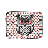 YYHWHJDE Love Owl Pattern Shockproof Portable Laptop 17 inch Sleeve Bag for Men and Women - Ideal fo