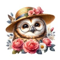 Owl Decal Sticker for Drink Tumblers, Adorable Funny Laptop Decals, Binders, Phones and so much more