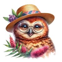 Owl Decal Sticker for Drink Tumblers, Adorable Funny Laptop Decals, Binders, Phones and so much more