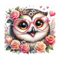Owl Decal Sticker for Drink Tumblers, Adorable Funny Laptop Decals, Binders, Phones and so much more