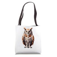 Origami Art Owl Owls Tote Bag