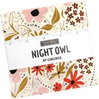 Night Owl Charm Pack by Betsy Chutchian; 42 5-Inch Precut Fabric Quilt Squares