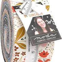 Gingiber Night Owl Jelly Roll 40 2.5-inch Strips Moda Fabrics 48420JR