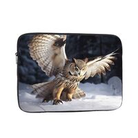 Laptop Case Sleeve Flying Owl Laptop Bag Computer Carrying Case 13 Inch Computer Protective Notebook