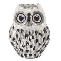 GBWYI Sparkly Rhinestone Owl Evening Purses Luxury Crystal Animal Clutch Cute Unique Diamond Wedding