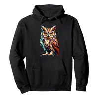 Origami Art Eastern Screech Owl Owls Pullover Hoodie