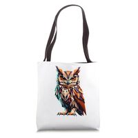 Origami Art Eastern Screech Owl Owls Tote Bag