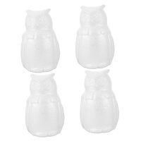 Gadpiparty 4pcs Unfinished Owl DIY Craft for Creative Handicraft Supplies for Home Decoration and Im
