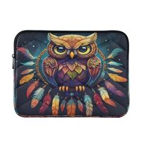 Owl Dreamcatcher Dark Blue 15-16 Inch Laptop Sleeve for Women Laptop Box for Men