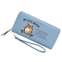 ZRTARY Personalized Owl Design Women's Wallet,Birthday Gift,Holiday Gift,Valentine's Day g