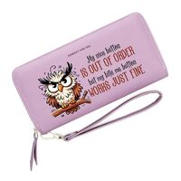 PFY Customized Owl Design Wallets for Women,Birthday Gift,Holiday Gift,Valentine's Day gift for