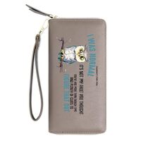 OIDERY Personalized Owl Design Women Wallets,Birthday Gift,Holiday Gift,Valentine's Day gift fo