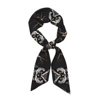 WHJSHOP Late Night Owl Pattern Women's Fashion Scarf - Head Hair Accessories Versatile Scarf fo