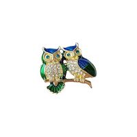 Exquisite Rooster, Giraffe, Elephant, Owl And Other Animal Series Brooch Pin Metal Badge Cosplay Acc
