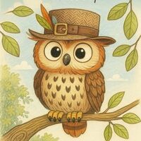 Gary The Owl: Sad Hat Day