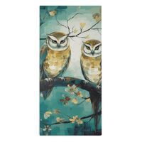FZMVSLH Bath Towels for Bathroom Couple Owl Perch Tree Towel Bathroom Shower Towel Quick Drying Camp