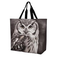 Owl Shoulder Tote Bag, Casual Shopping Bags Handbag Large Shoulder Bag for Work Beach Travel And Gro