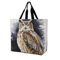Owl Shoulder Tote Bag, Casual Shopping Bags Handbag Large Shoulder Bag for Work Beach Travel And Gro