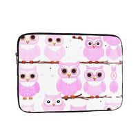 Cute owl Printed Laptop Organizer - 15 Inch, Perfect for Business Casual or School Laptop Carrying B